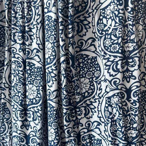 Blue and white strapless maxi dress - Picture 8 of 8